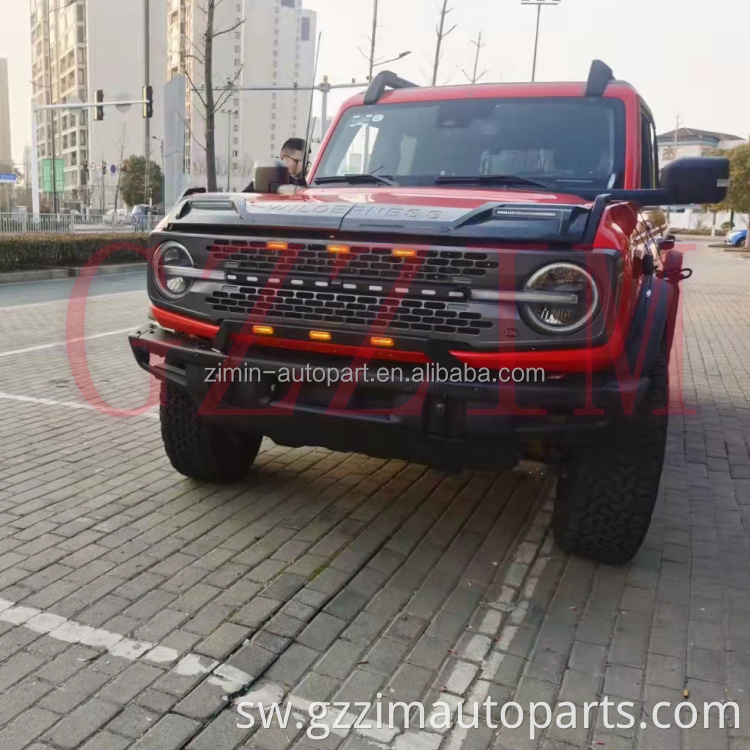 Vifaa vya Offroad Pickup Auto Led Bumper Guard Bull Bar ya Bronco